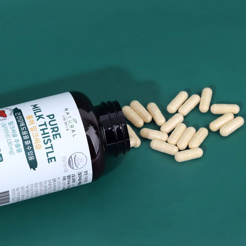 퓨어 밀크씨슬 영양제 700mg x 180캡슐 (6개월분) 간 실리마린
