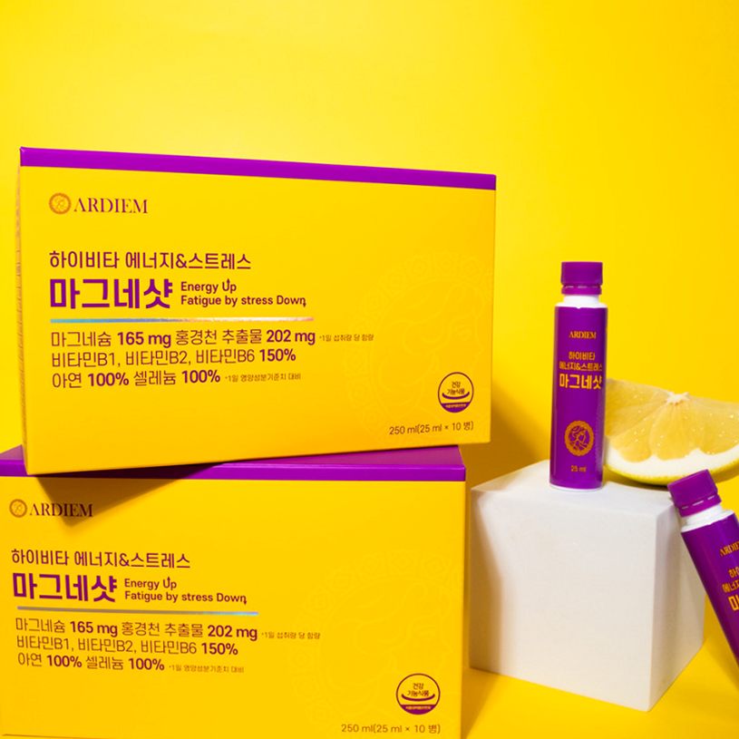 아르디엠 하이비타 에너지&스트레스 마그네샷 250ml 10개입, 1개